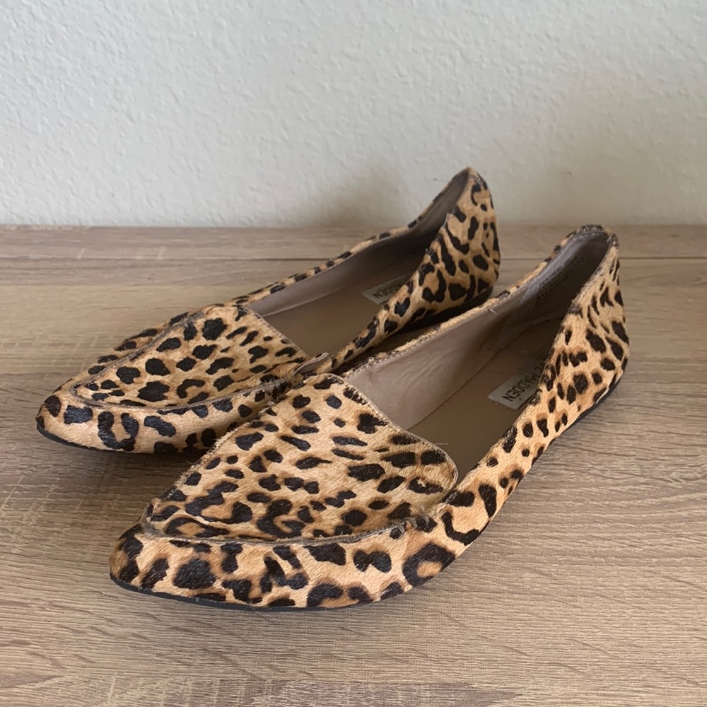 Steve Madden Leopard Flats